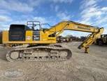 Side of used Komatsu Excavator